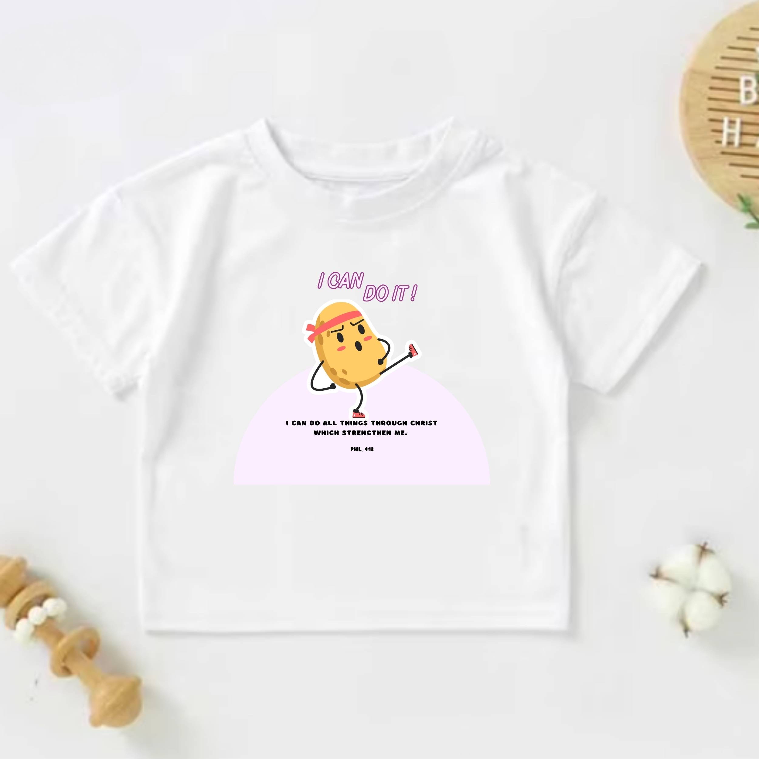 I CAN DO IT!純棉短袖T恤