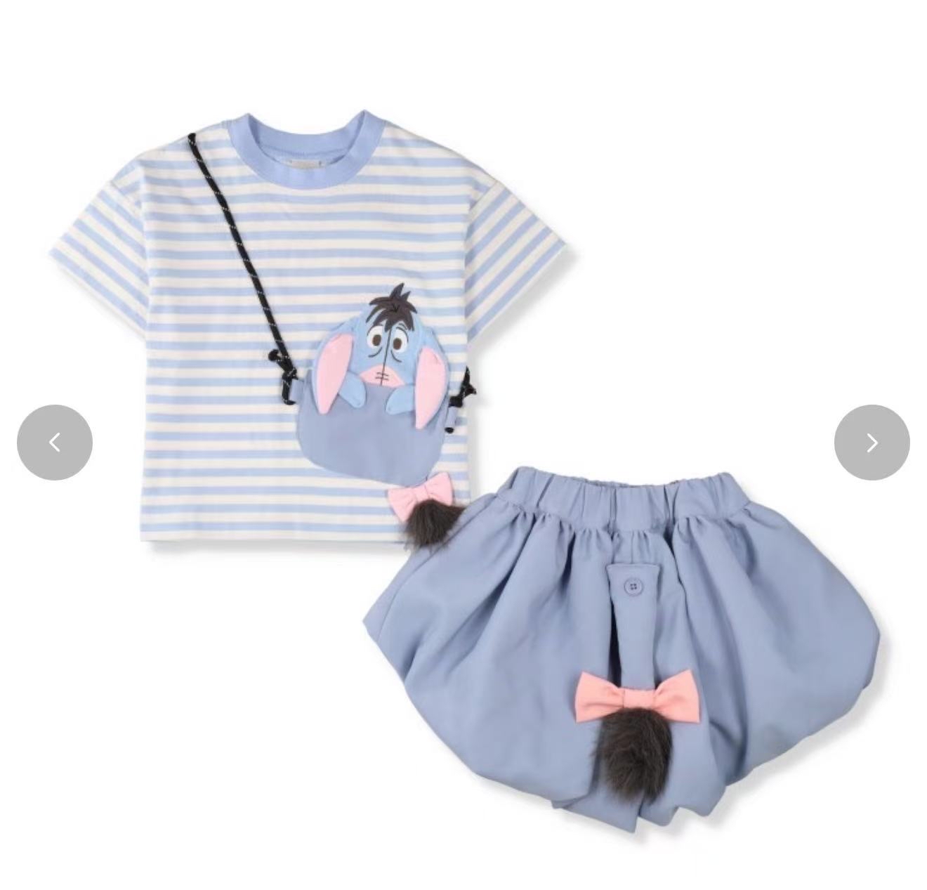 futa x Disney 口袋短袖Tee+造型燈籠褲