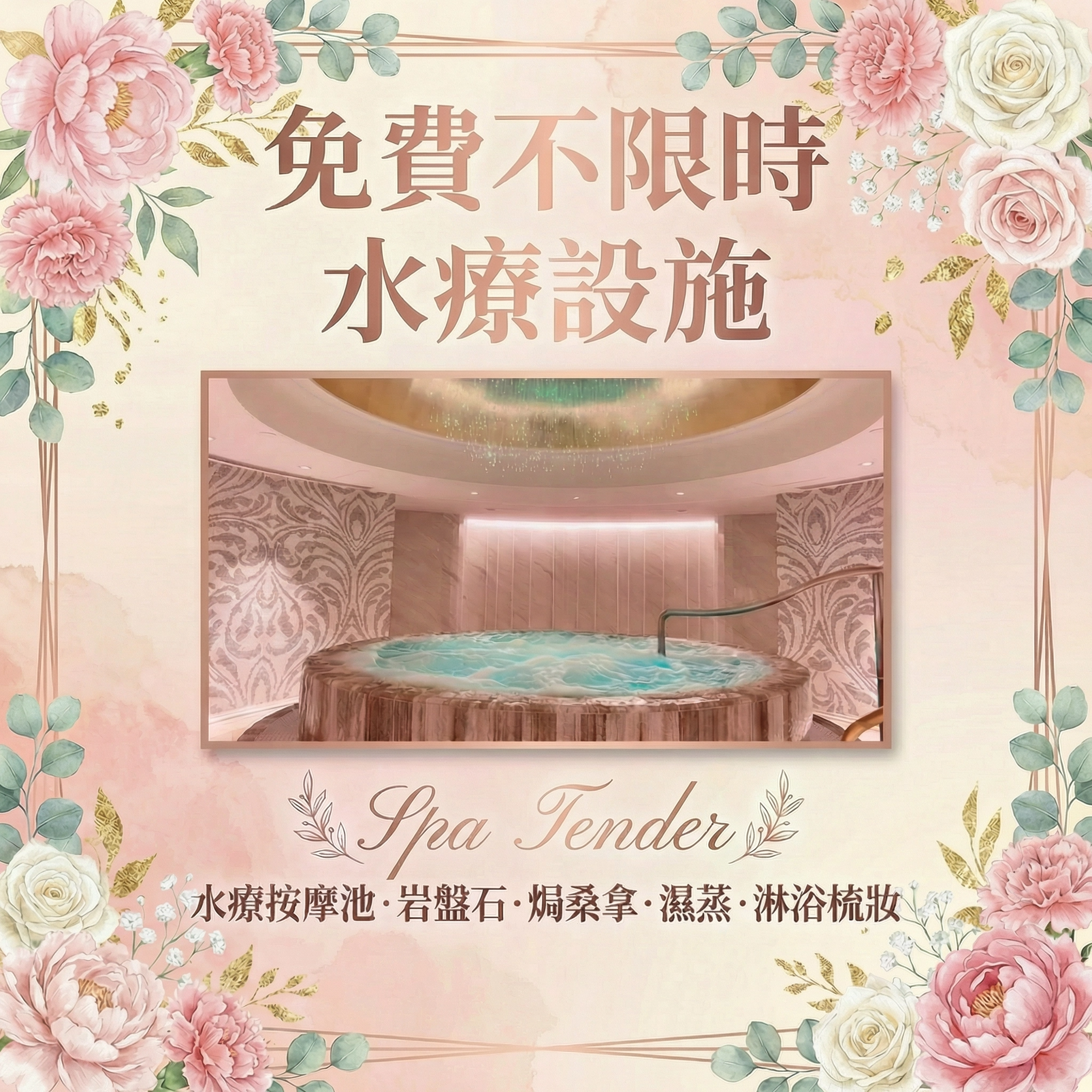 🥰【母親節限定】寵愛媽咪 👵🏻 👩🏻 $888 尊享雙人水療奢華之旅🛁 1+1同行 ❤️ 歎盡按摩+美肌+修身五⭐皇牌療程