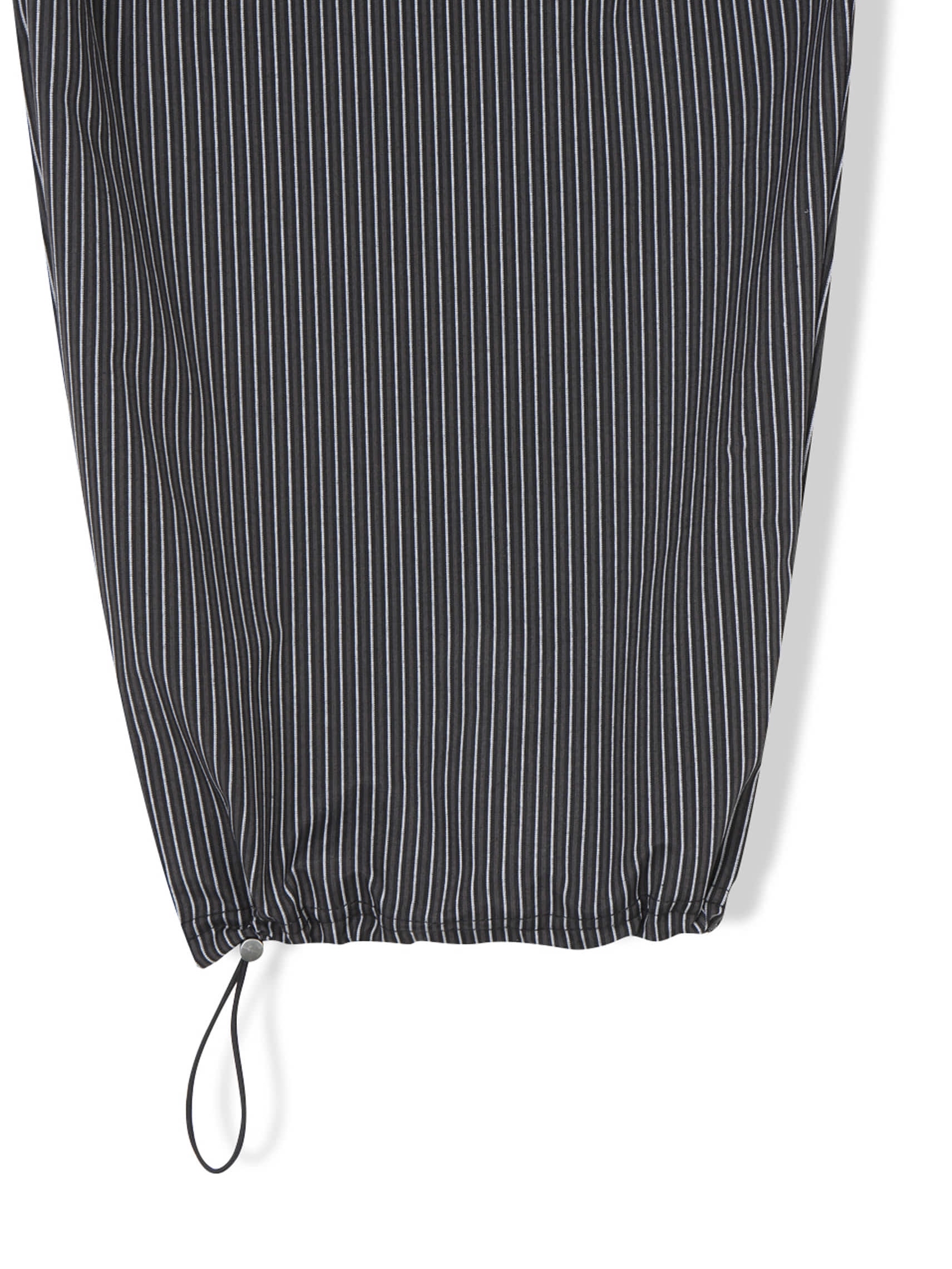 Pinstripe Pintuck Wide-Leg Pants