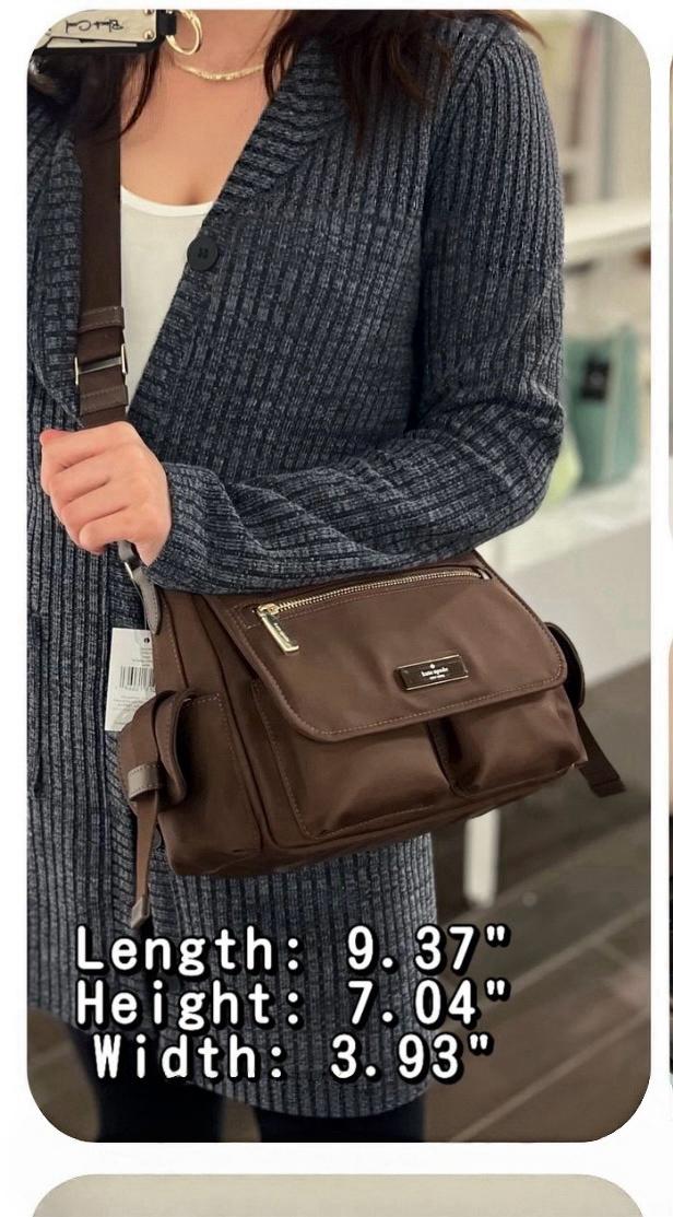 加拿大超筍價 Kate Spade - Carter Ksnyl Cargo Messenger Bag - brown - Women Bags