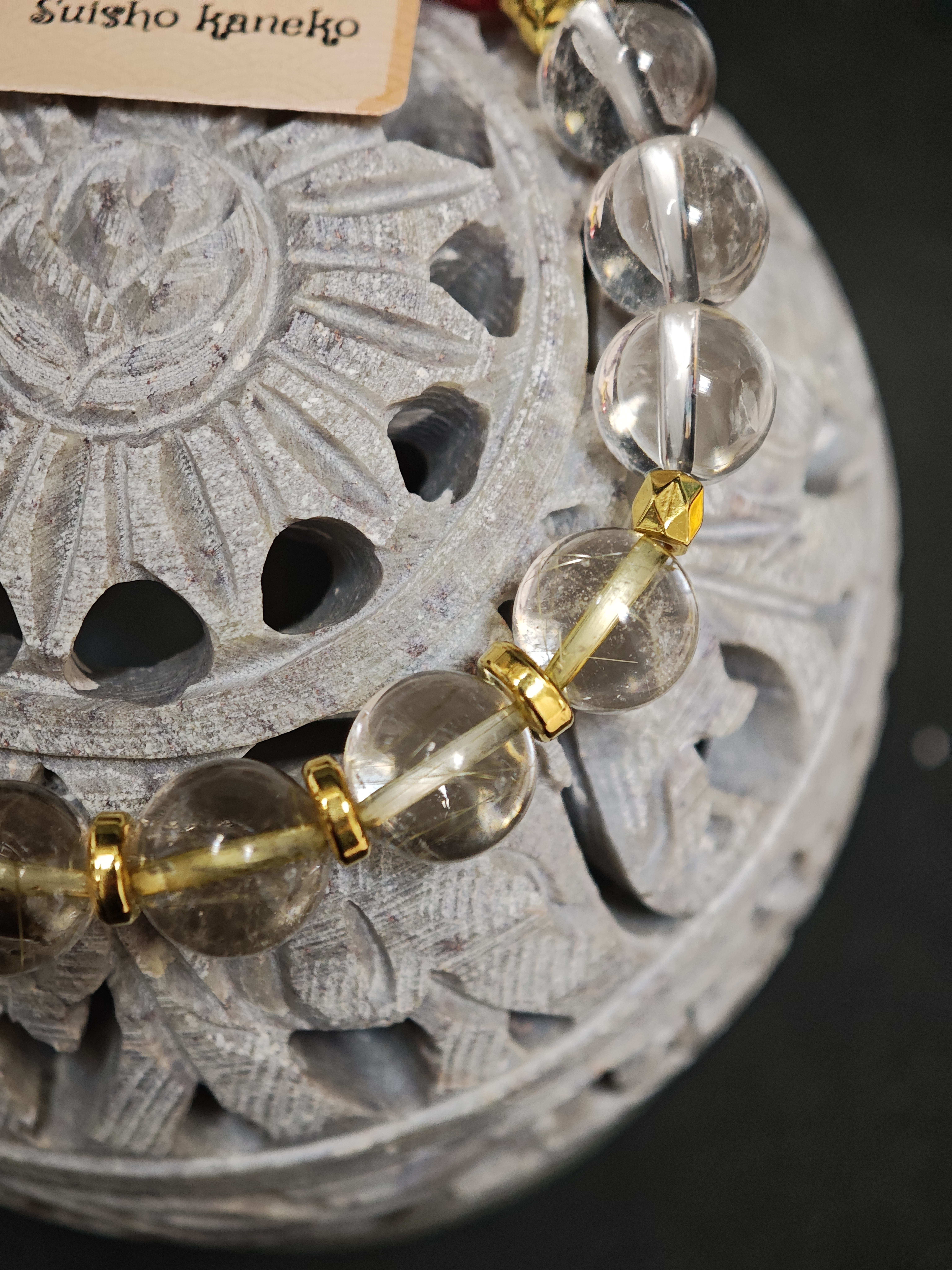 ✨新品DIY水晶手串✨✨🩸紅瑪瑙✨白水晶✨金髮晶✨