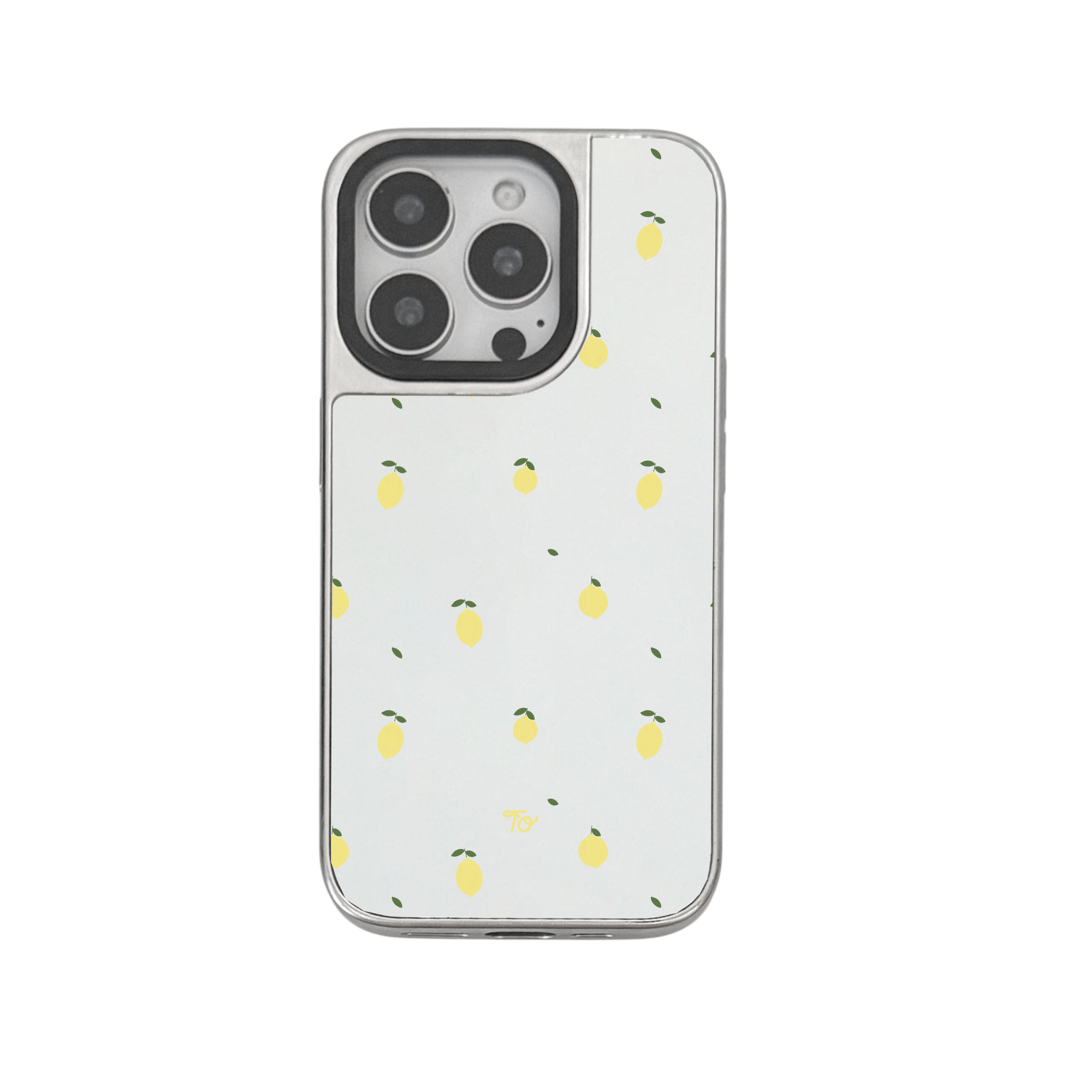 【The Summer Lemonade】銀框鏡面MagSafe iPhone Case