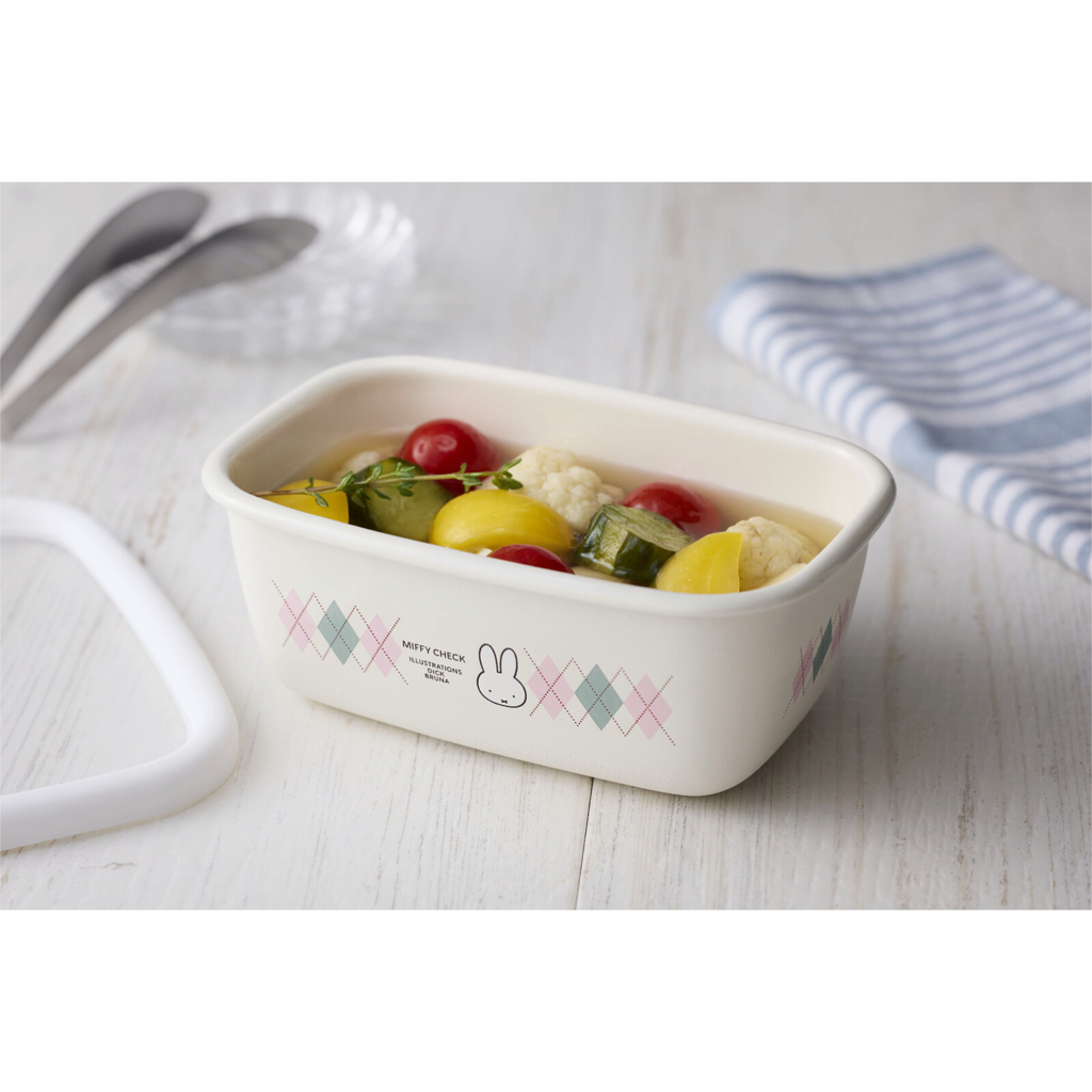 MIFFY CHECK 琺瑯餐具系列