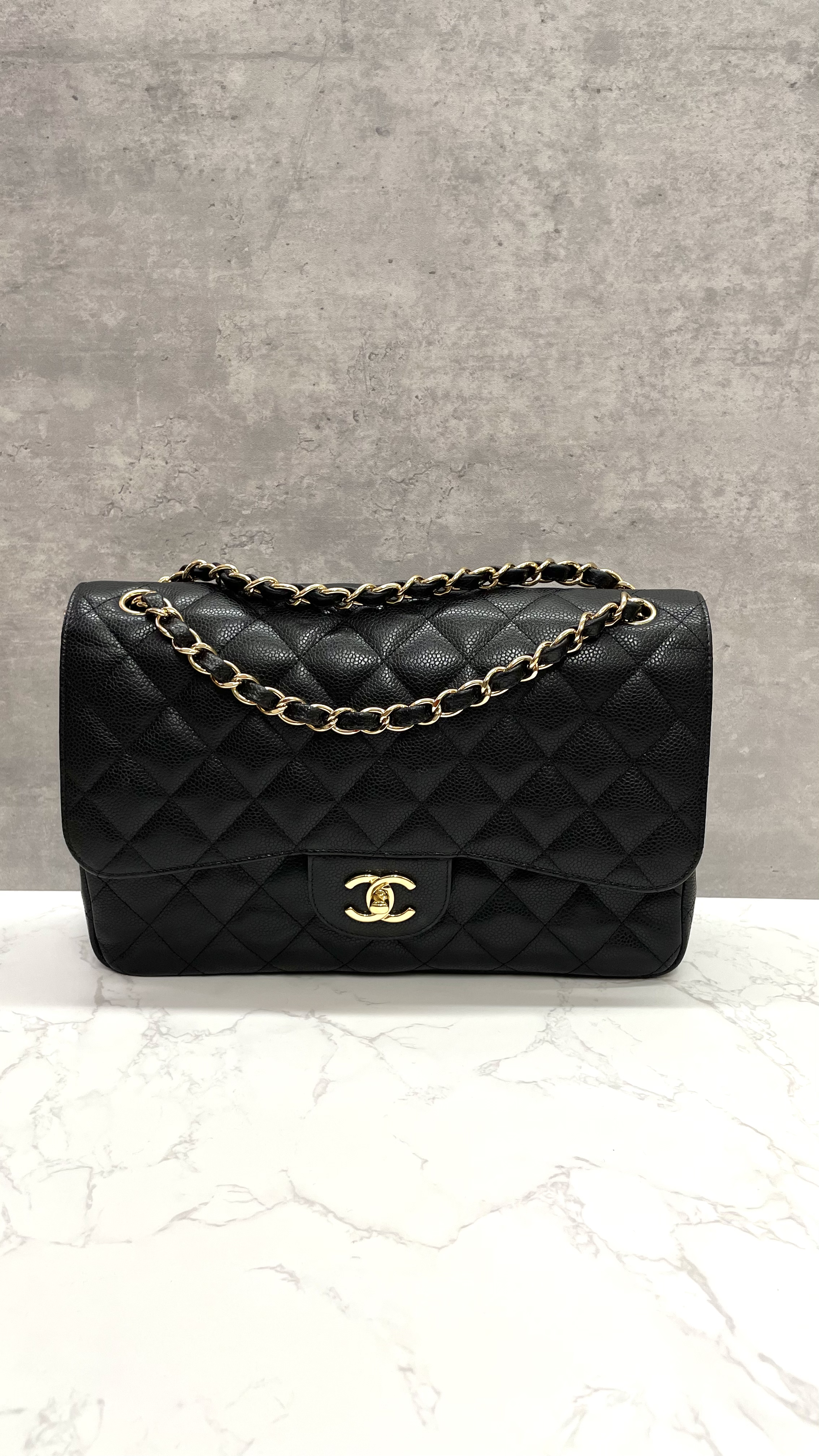 Pre-owned Chanel Classic Jumbo/Black/ Product Code: 2491309