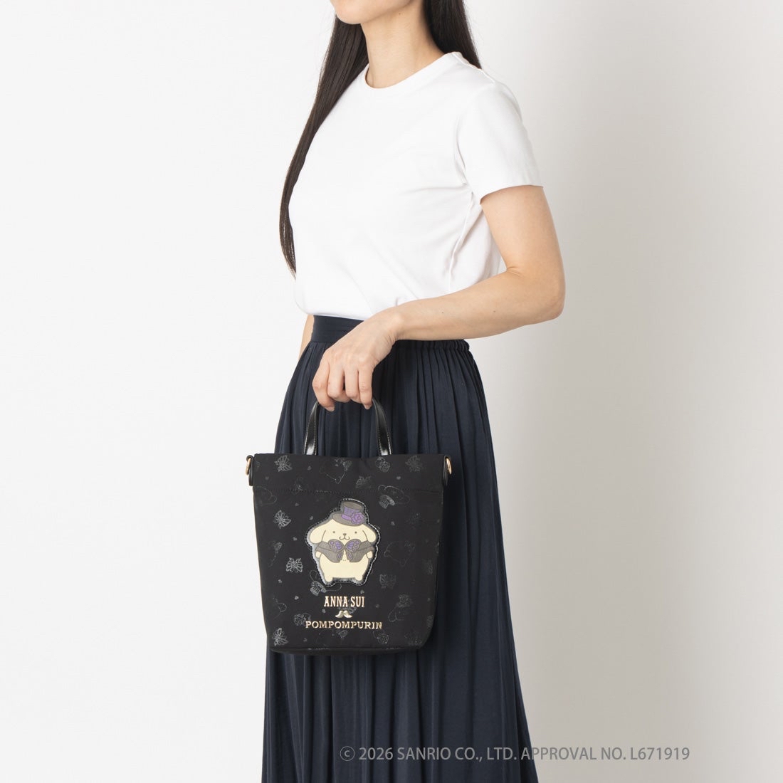 🎀【預訂】Anna Sui x Pompompurin 迷你肩背包