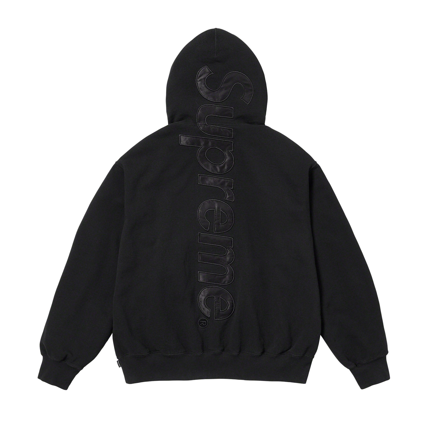 Supreme Satin Appliqué Hooded Sweatshirt