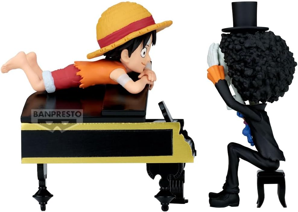 Banpresto, World Collectable Figure (WCF): One Piece, Log Stories, Monkey D. Luffy & Brook 