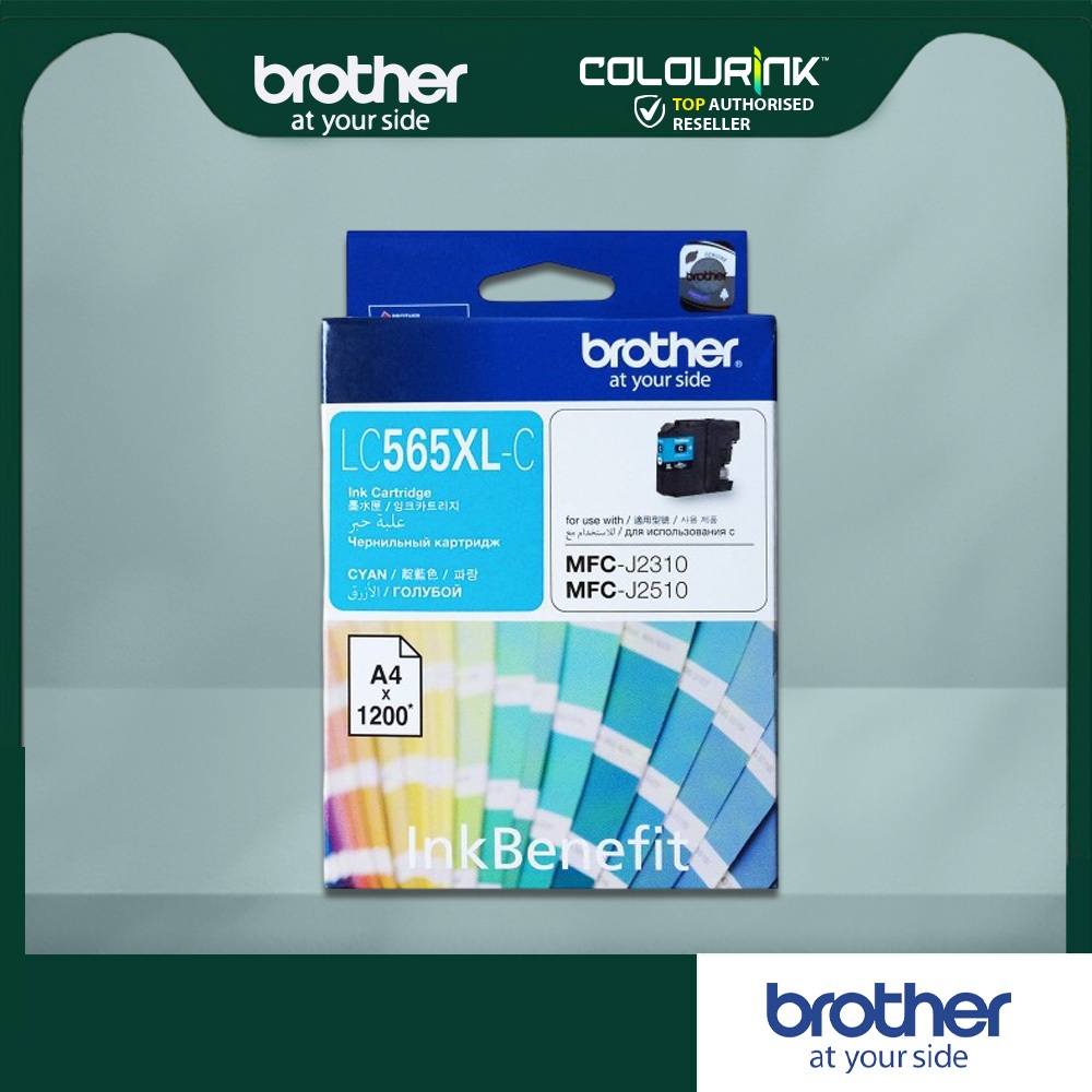 Brother LC565XL Original Cyan Ink Cartridge J2310 J2510 J3520 J3720 lc-565xl lc565
