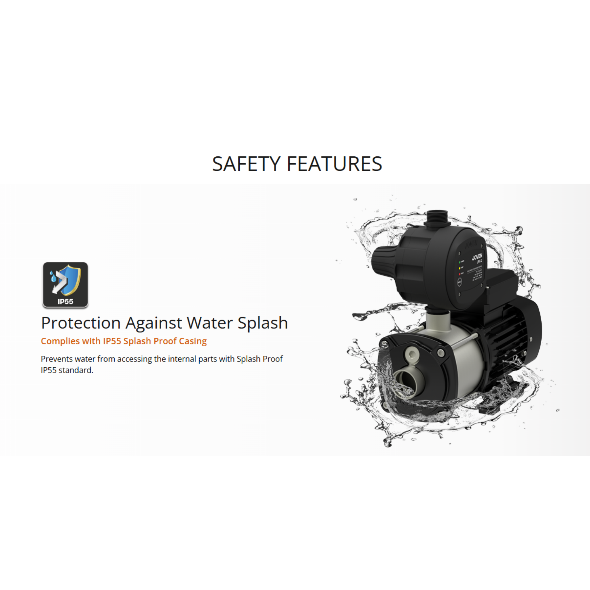 Joven Water Pump 1.35Hp Stainless Steel Automatic Water Pump (JHP 4-50)