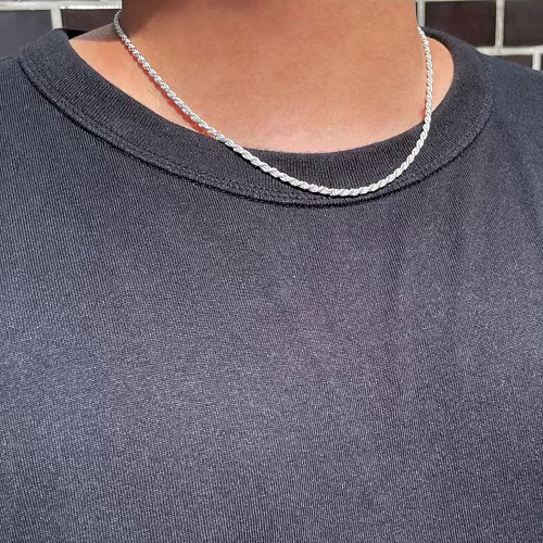 🇯🇵Mollive ROPE CHAIN NECKLACE SILVER925