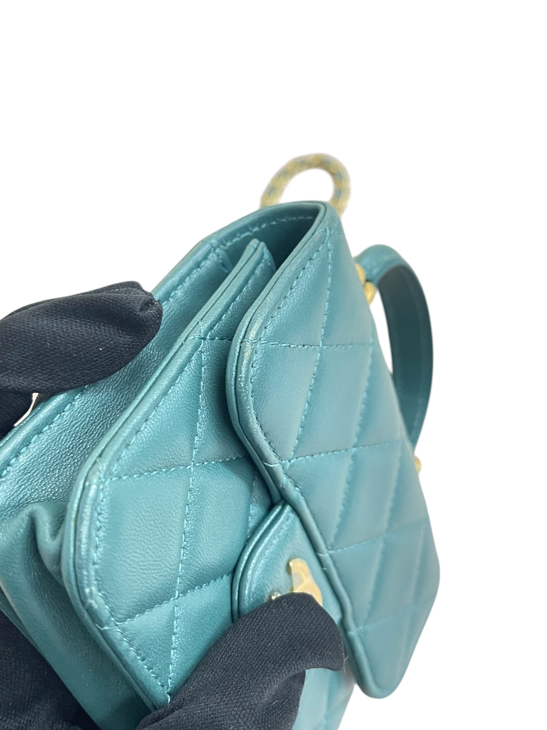 Pre-owned Chanel Top Handle Flap Coons Purse/ Product Code: 26061006