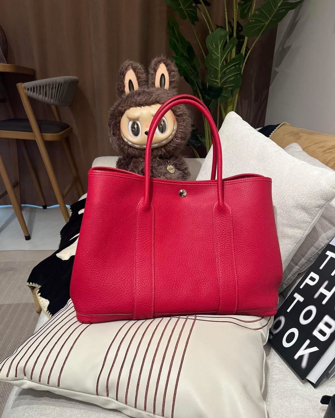 Hermes Garden Party 36 Stamp T 100%Authentic, 95%New ✅Dust bag