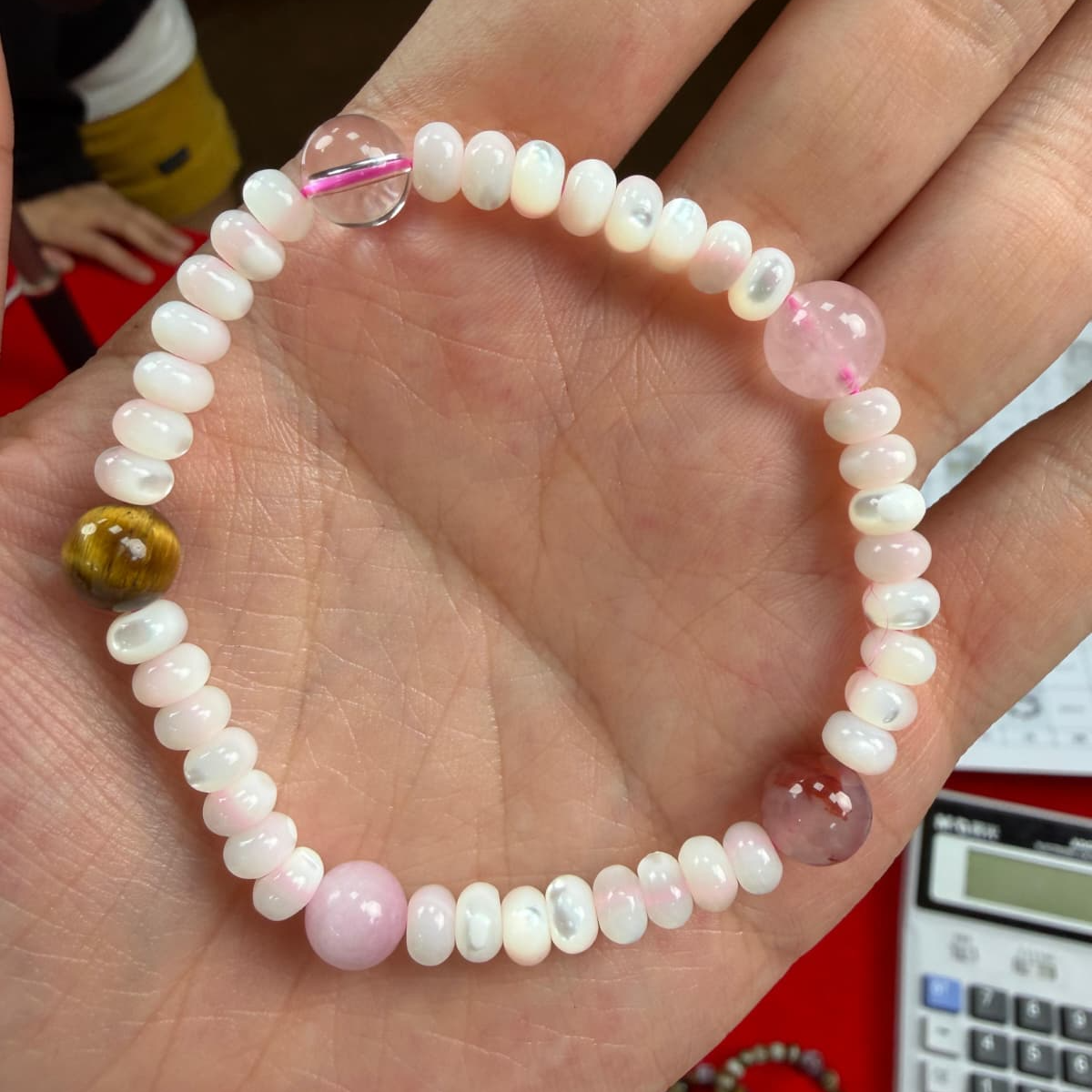 JP2105 EH1603 五行白貝手串 不用名字加持 師傅會替大家加持