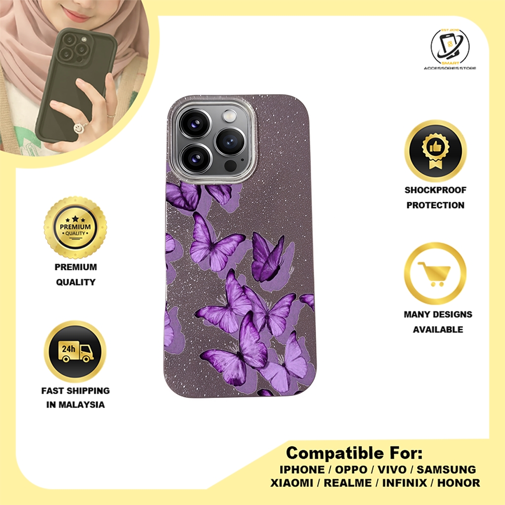 BLING CASE PHONE FOR IPHONE - DESIGN BUTTERFLY A