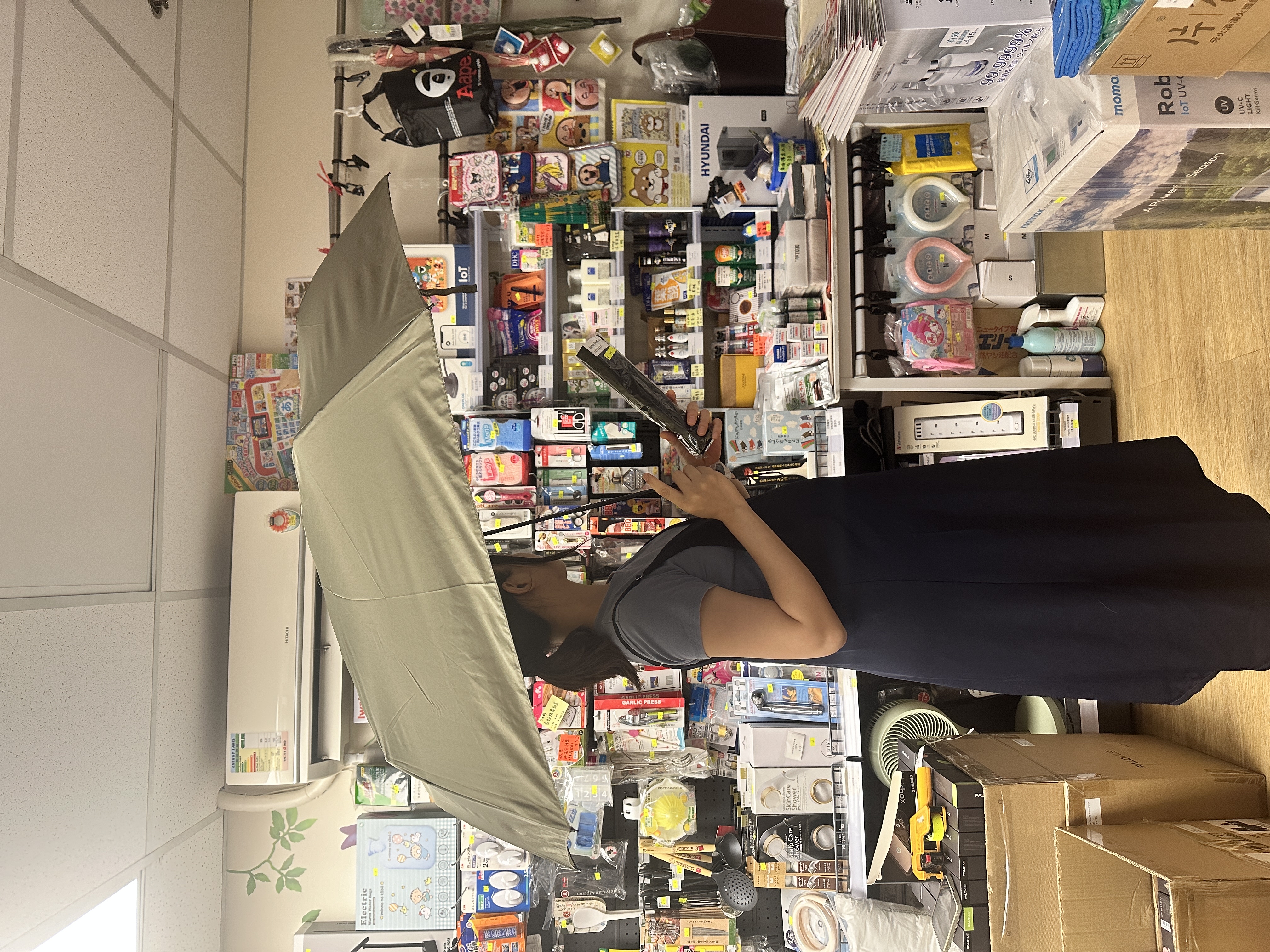 日本Waterfront 全新超輕碳 [60 cm] 折疊雨傘 縮骨遮#綠色