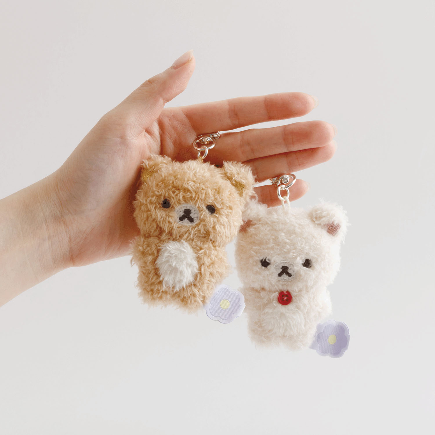 鬆弛熊 - 花朵系列公仔掛飾 (拉拉熊款)