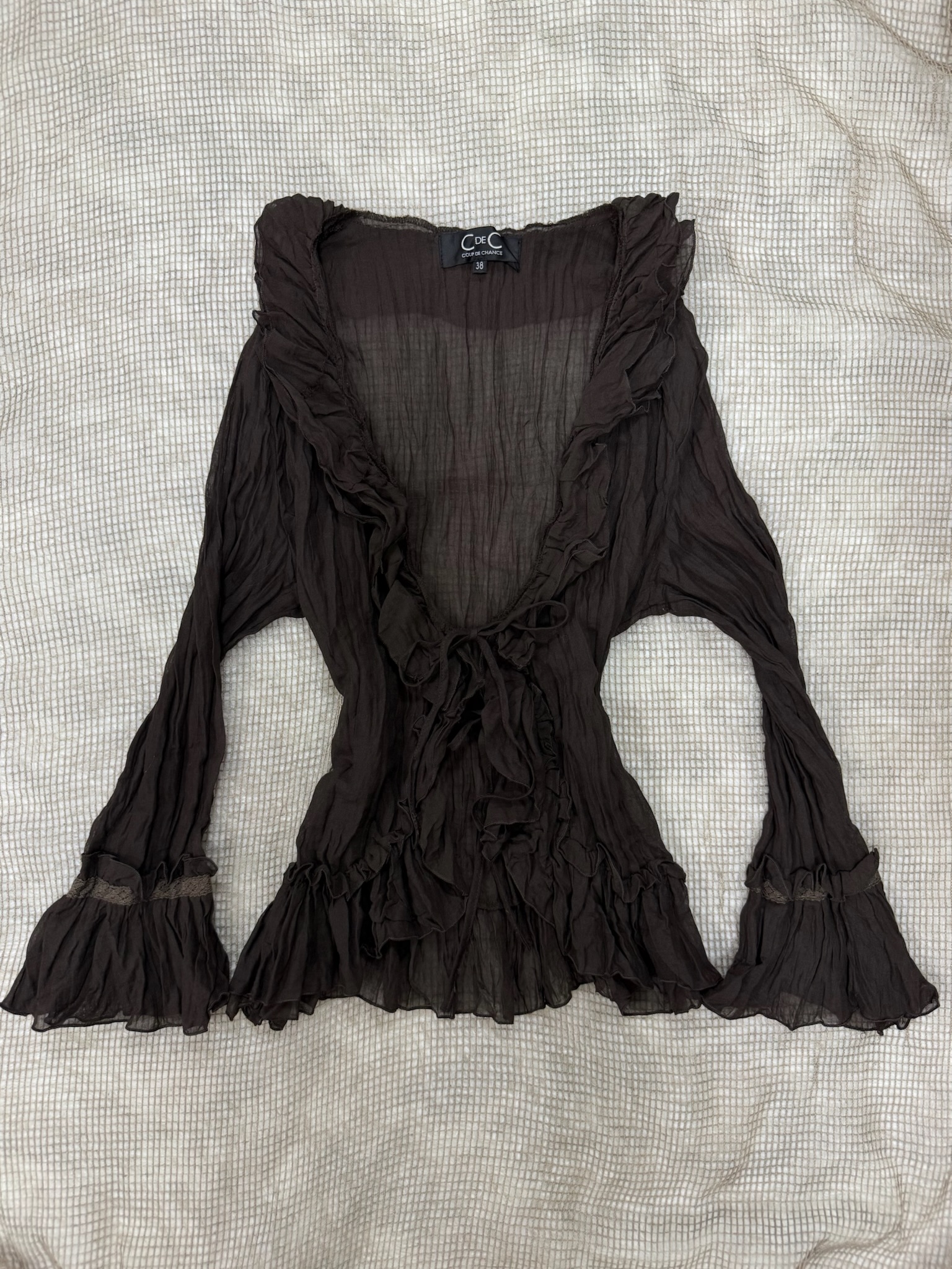 Ethereal Bell-Sleeve Fairy Blouse