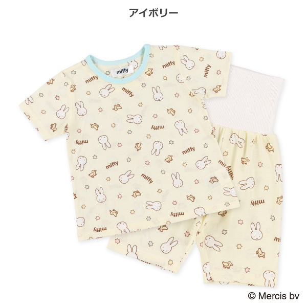 🇯🇵預訂 日本直送🇯🇵 Miffy藍邊滿印包腹短袖家居服上下套裝