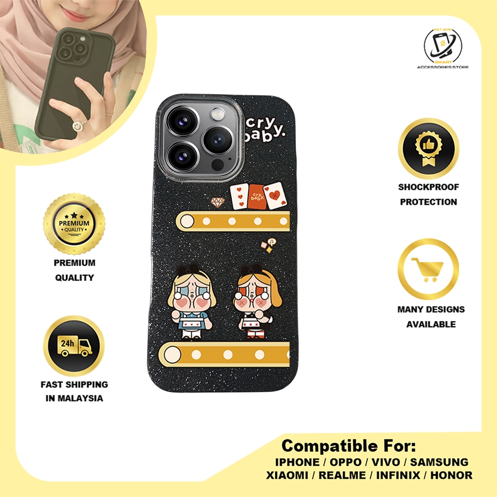 BLING CASE PHONE FOR IPHONE - DESIGN CRYBABY D