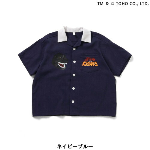 🆕【⭐訂購⭐】🇯🇵日本直送🌀❣#親子裝❣#Gorzilla 刺繡襯衫［2款選］🌀[ELFA-0187][260724]