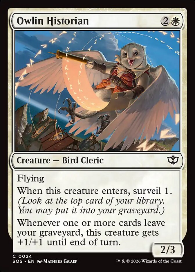 [EN] Owlin Historian [SOS-024] C