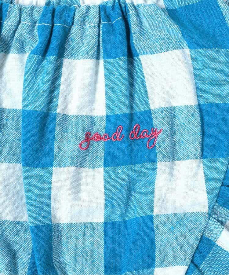 🇯🇵預訂 日本直送🇯🇵BREEZE 兩波浪荷葉邊格紋條紋短袖包屁裙