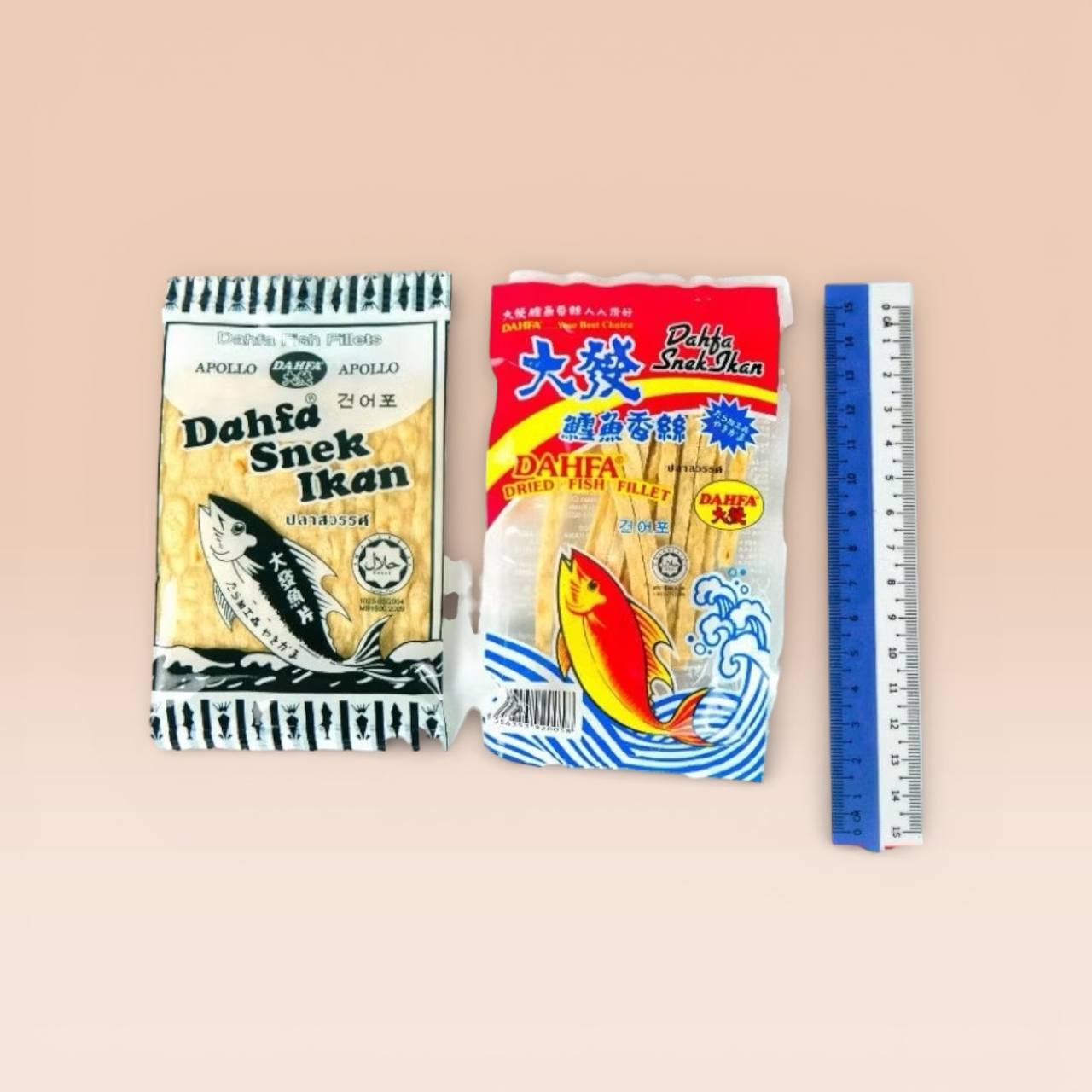 Dahfa Dried Fish Fillet, Snek Ikan [Shredded, Hiris / Sliced, Keping] 大发鳕鱼丝40pcs x 5g