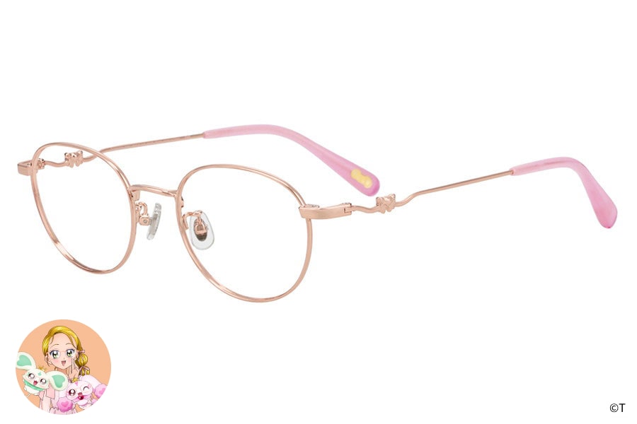 Zoff 光之美少女 PreCure Max Heart 眼鏡連眼鏡布 夏妮露米納斯Model #P-PCG1055 [Zoff] (PRE-ORDER) [2026/11]