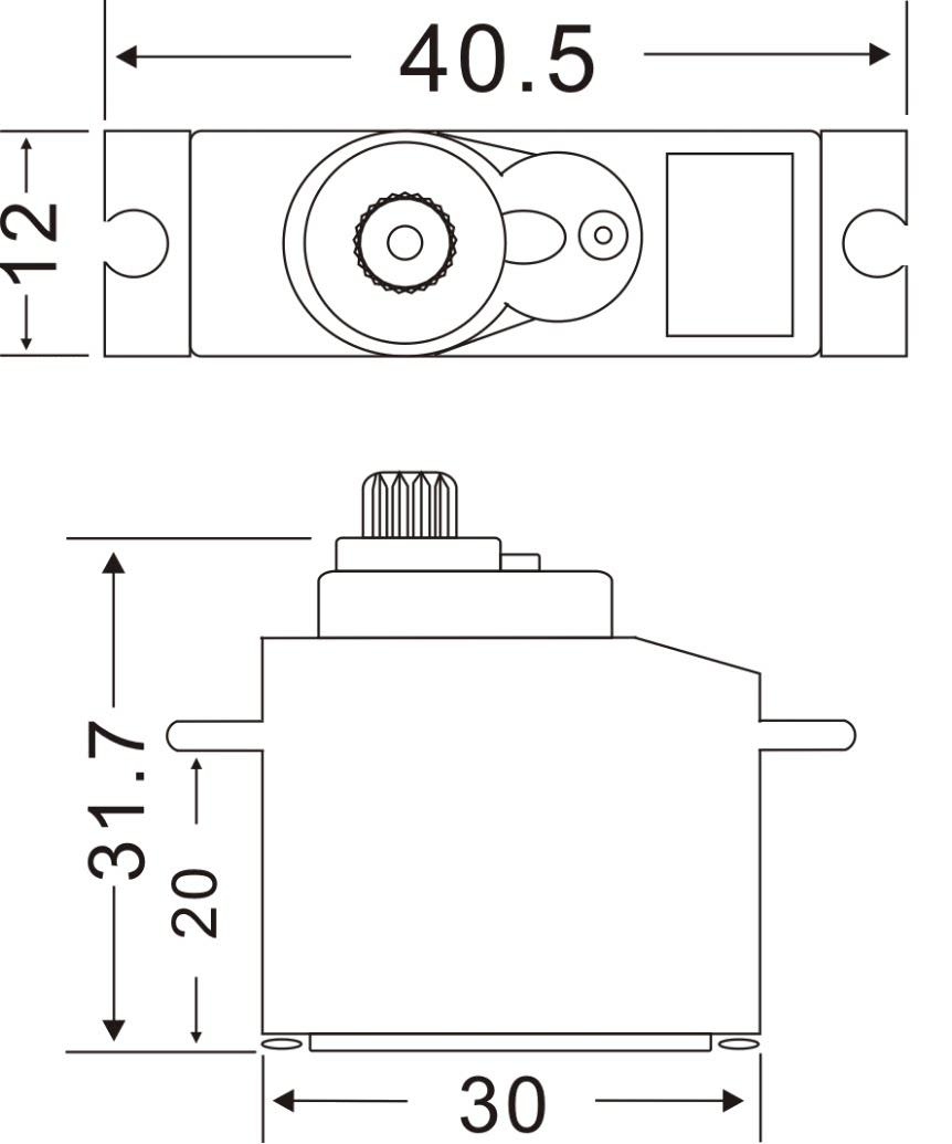 全新 JX Servo PS-1171MG 17g 模擬金屬齒舵機