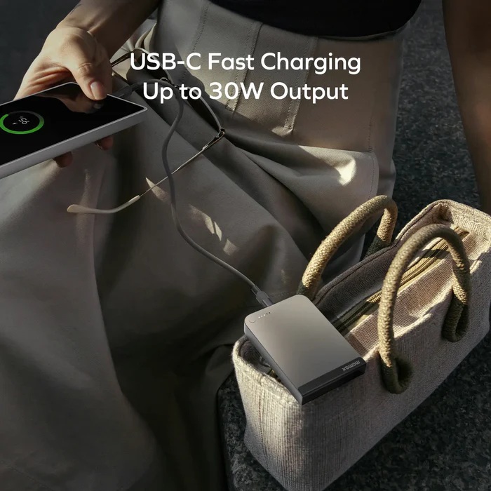 Momax 1-Power S.Pass 10000mAh Qi2 磁吸流動電源 (CCC 認證)