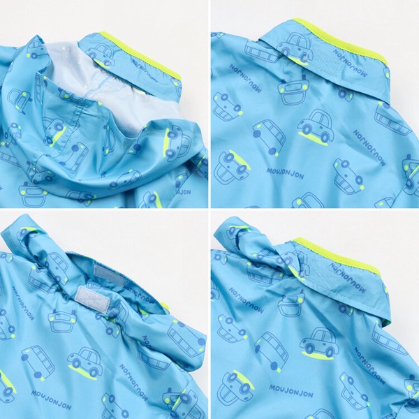 🆕【⭐訂購⭐】🌀 🇯🇵 日本直送 汽車圖案 撞色拉鍊滾邊 撥水加工 #連帽風褸［2款選］🌀 [ELAA-0221][260224]