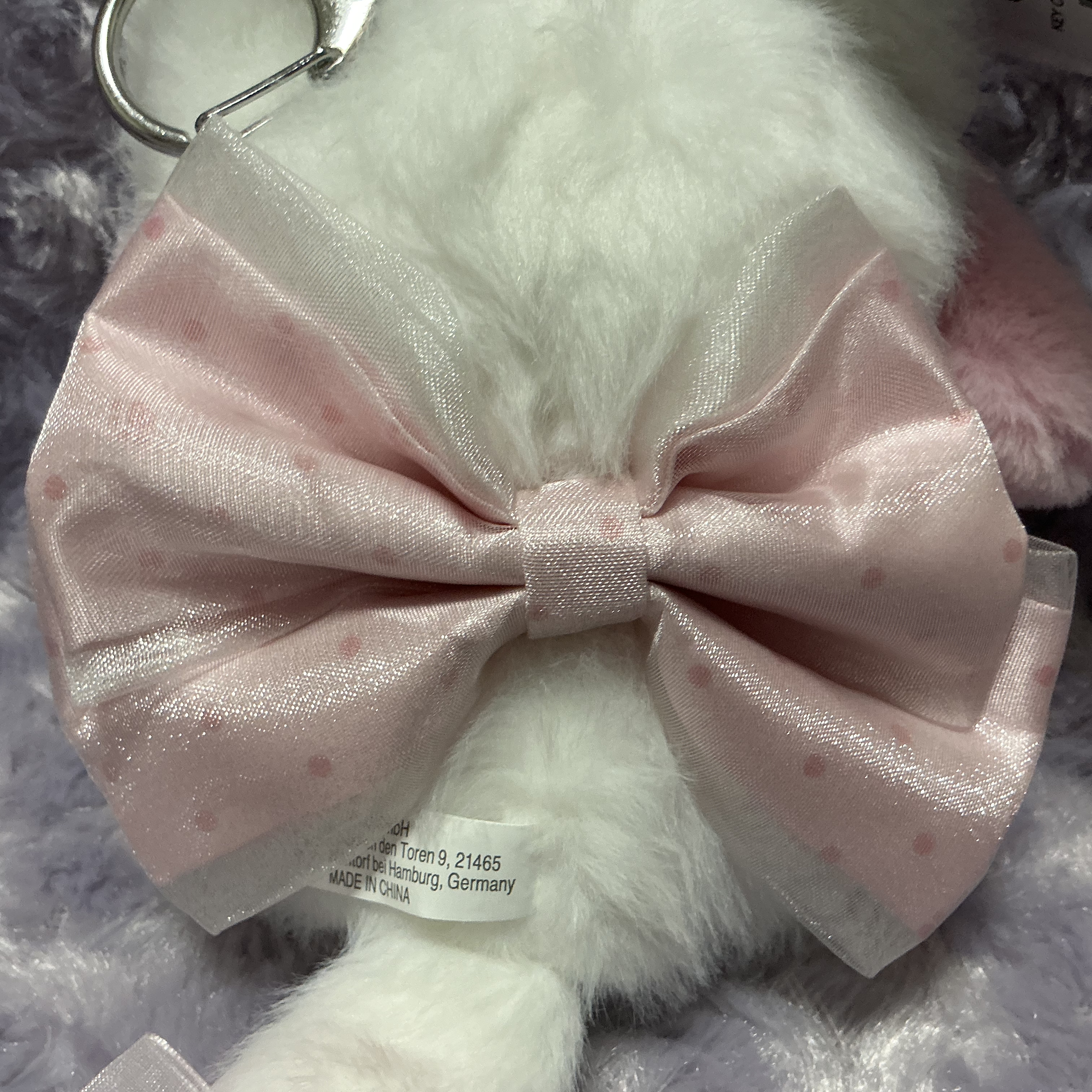 「現貨」Sanrio 優雅白貓公仔匙扣