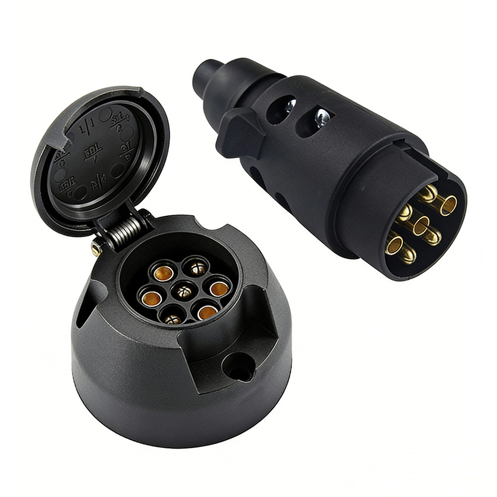 歐式7芯塑料插頭插座  UB0285