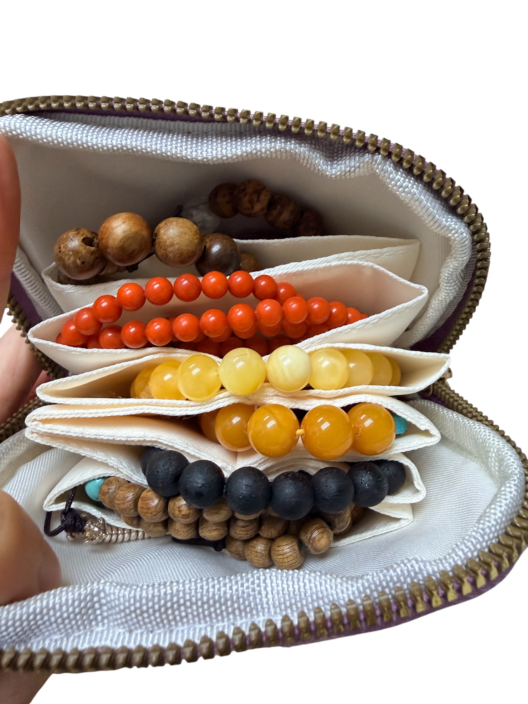 11*11cm 念珠📿手串分隔袋（藍）大約可放7條）