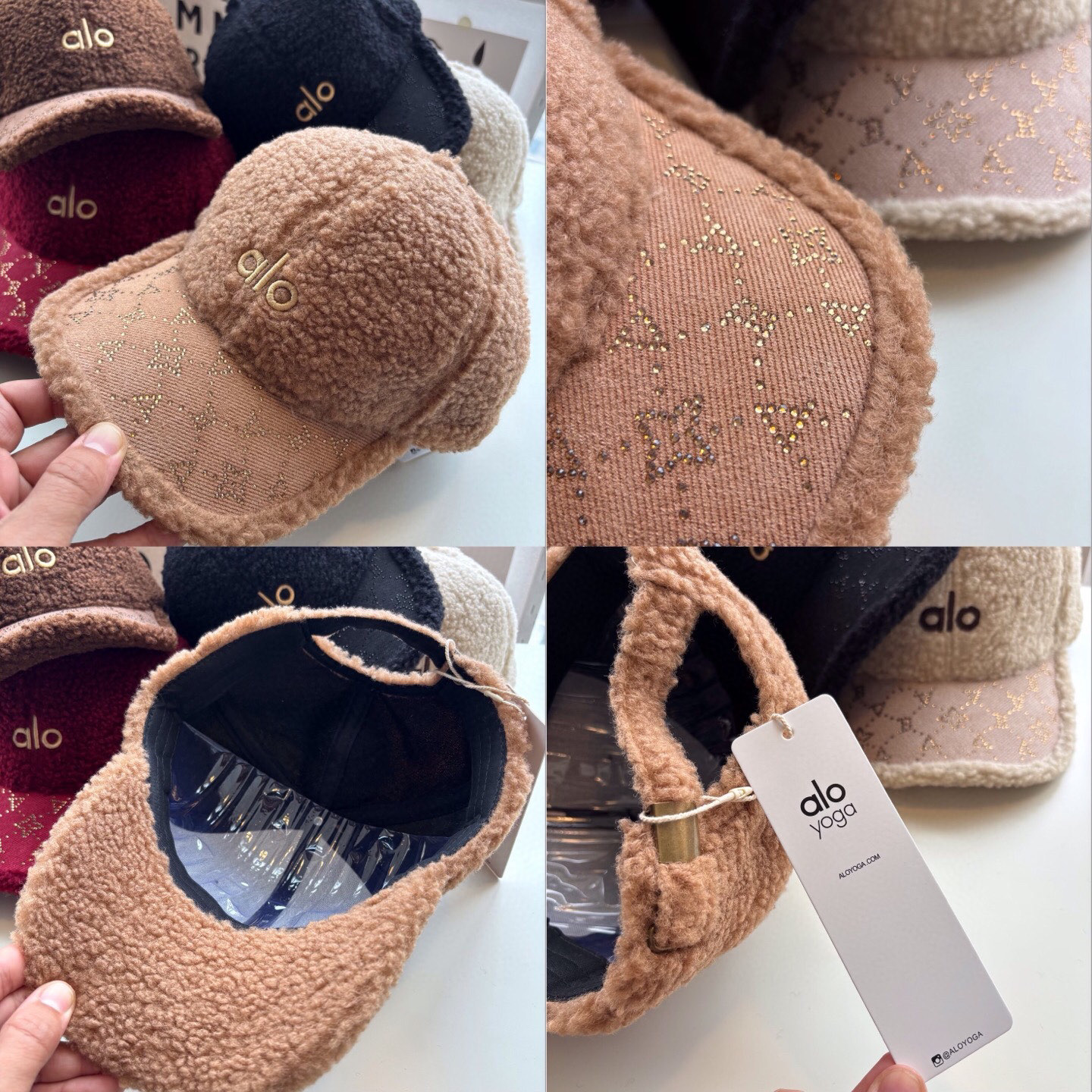 $79件。2件起$70件。ALO 秋冬羊羔絨棒球帽Alo Yoga 潮流達人極力推薦款