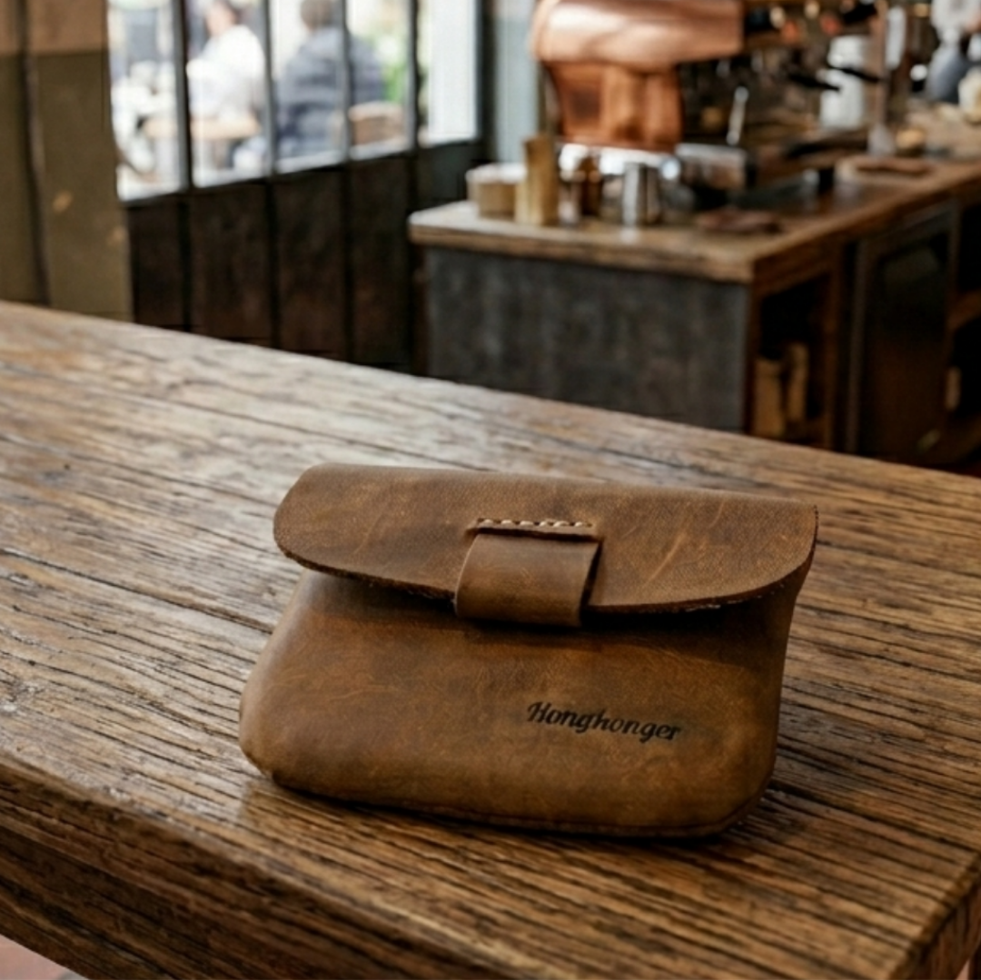 HONGKONGER Vintage Leather Coin Pouch - 復古真皮散銀包