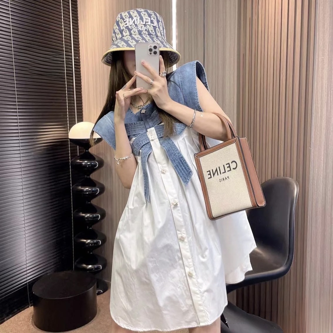 DR265法式小飞袖裙