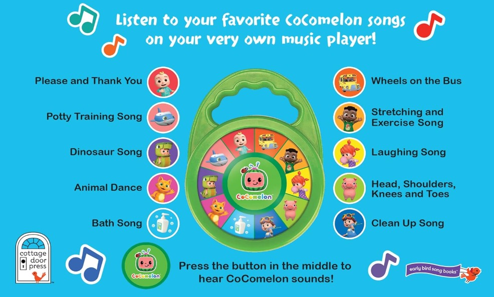 CoComelon豪華音效書10首兒歌
