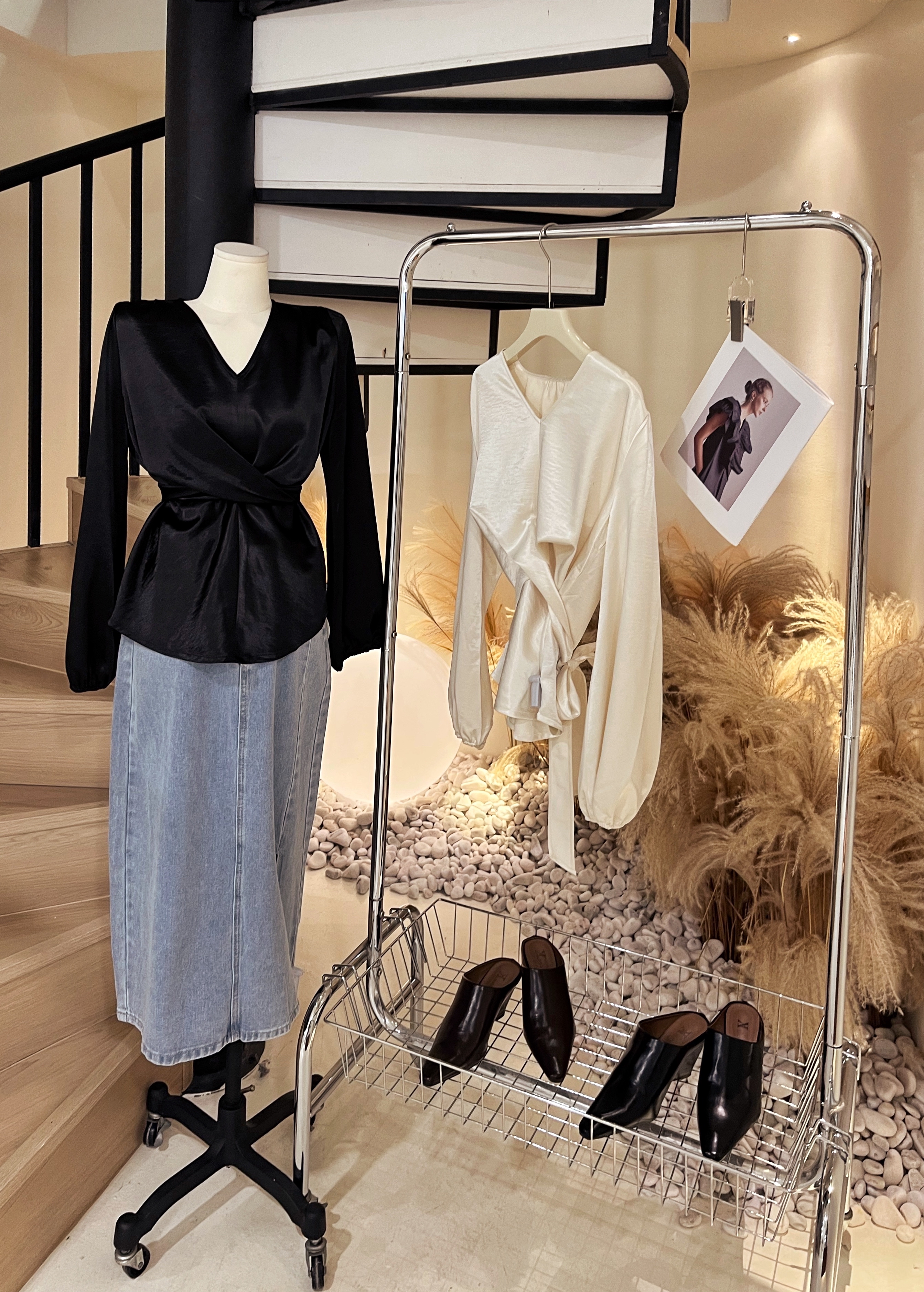 669683绑腰冰丝衬衣