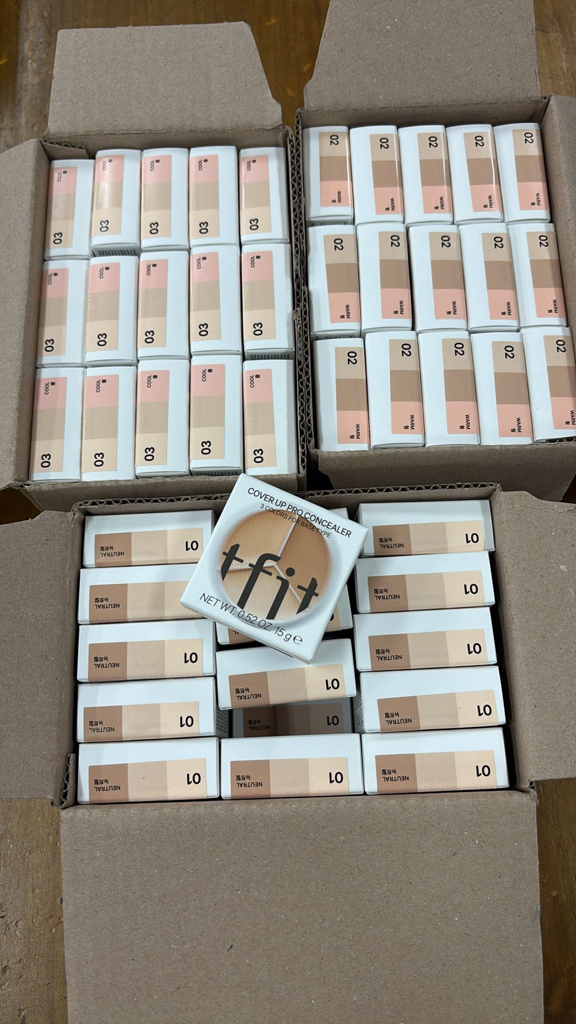 TFIT Cover Up Pro Concealer 完美無瑕三色遮瑕膏