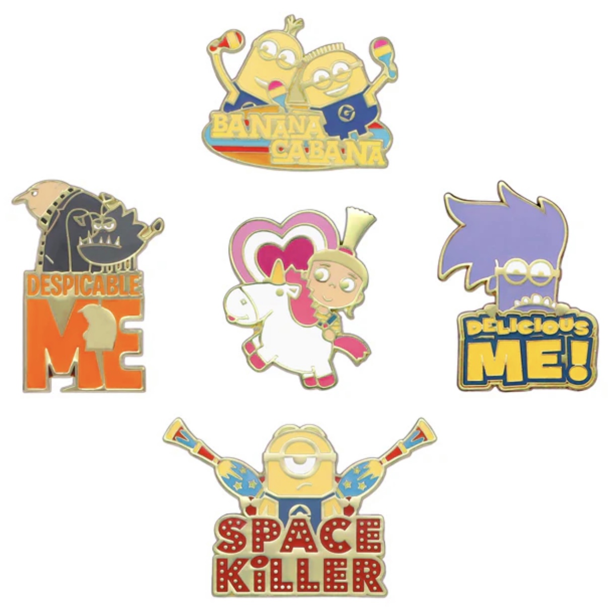Minion Collectible Pin Badges (10 types in total)