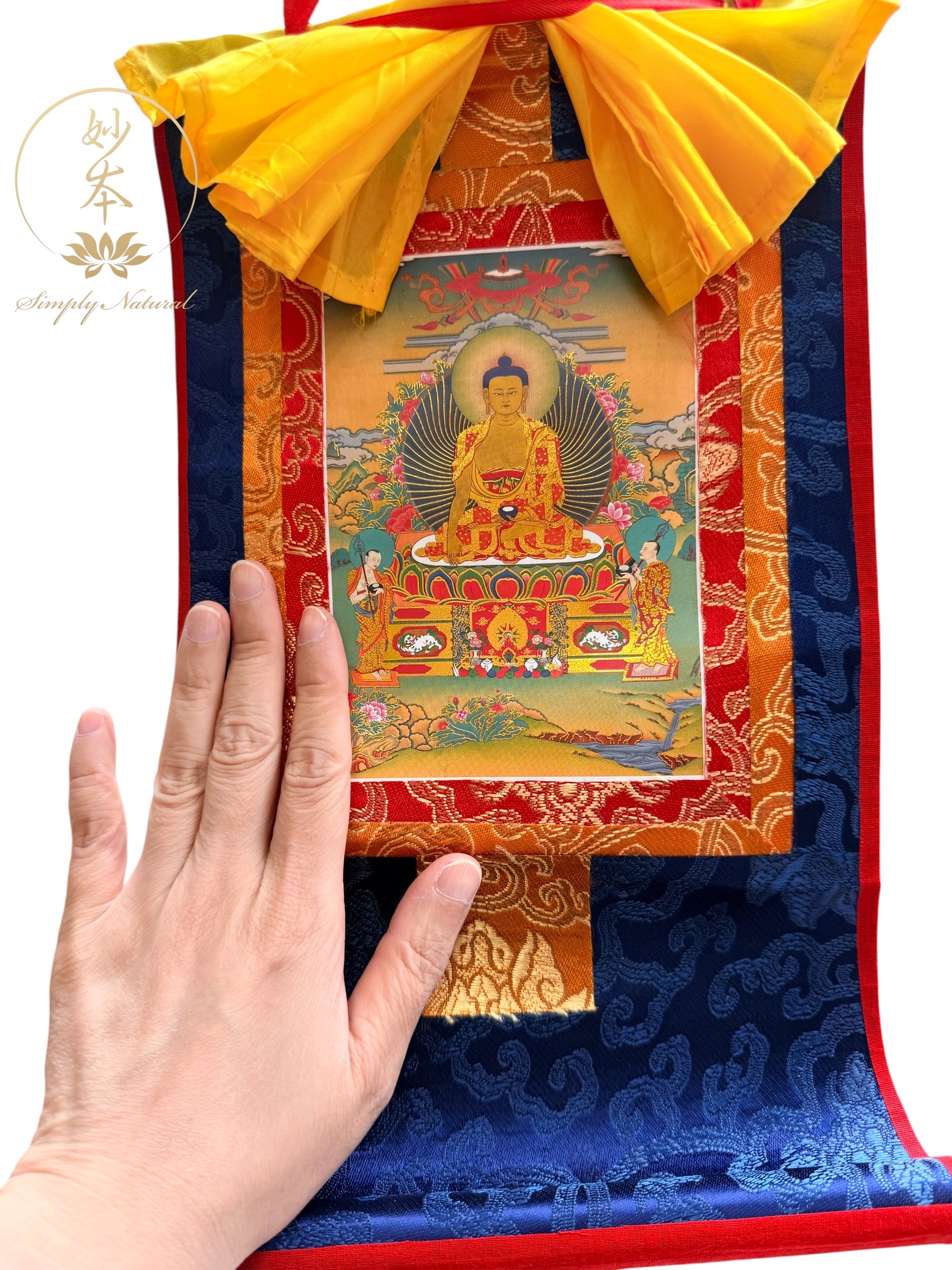 迷你唐卡釋迦牟尼佛（已開光）