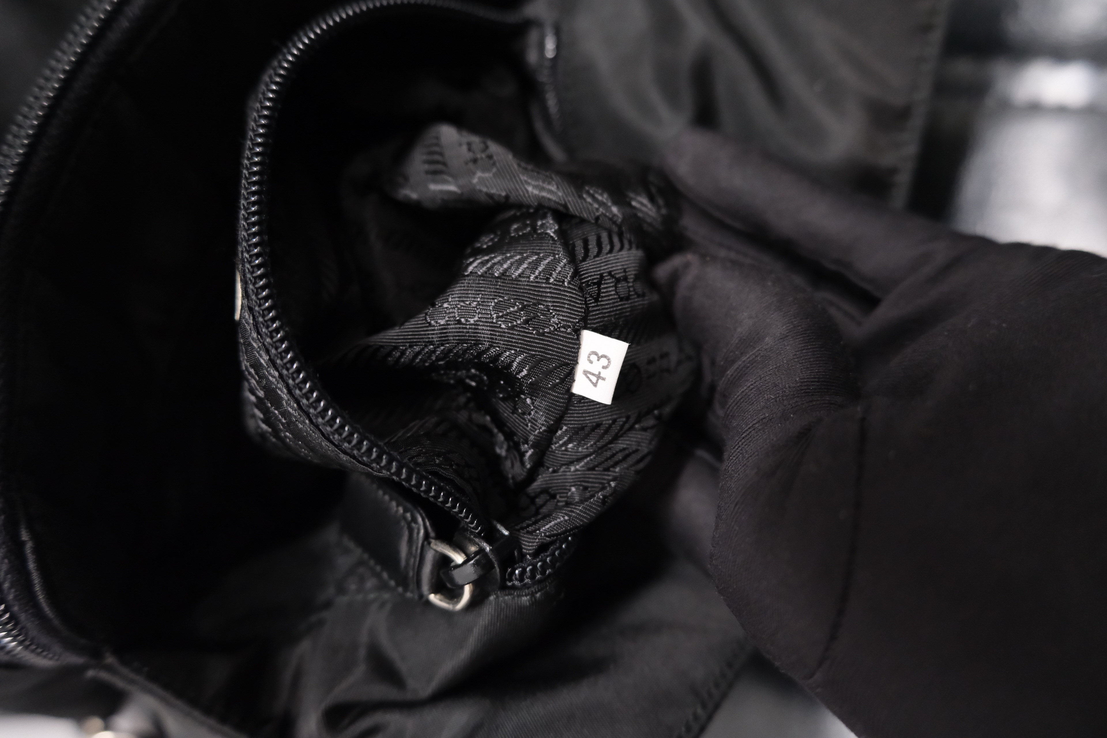 Prada Nylon Vintage Chain Bag 25