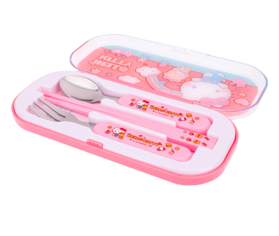 Hello Kitty 兒童餐具套裝