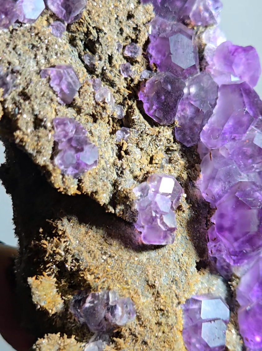 Tanzanite fluorite with perfect dodecahedrons - FL360