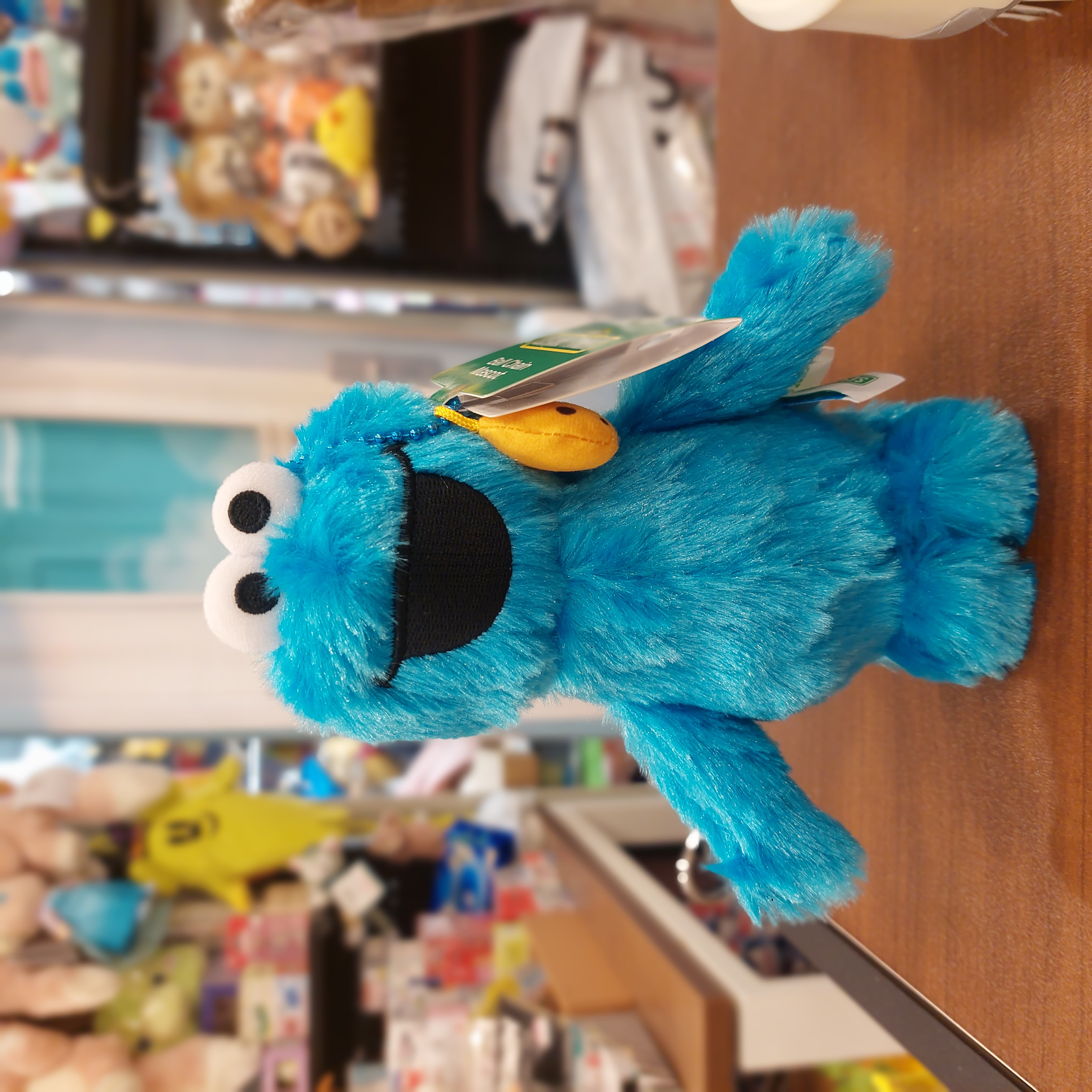 原裝日本 Sesame Street 芝麻街 Cookie Monster 吊飾 掛件 KC