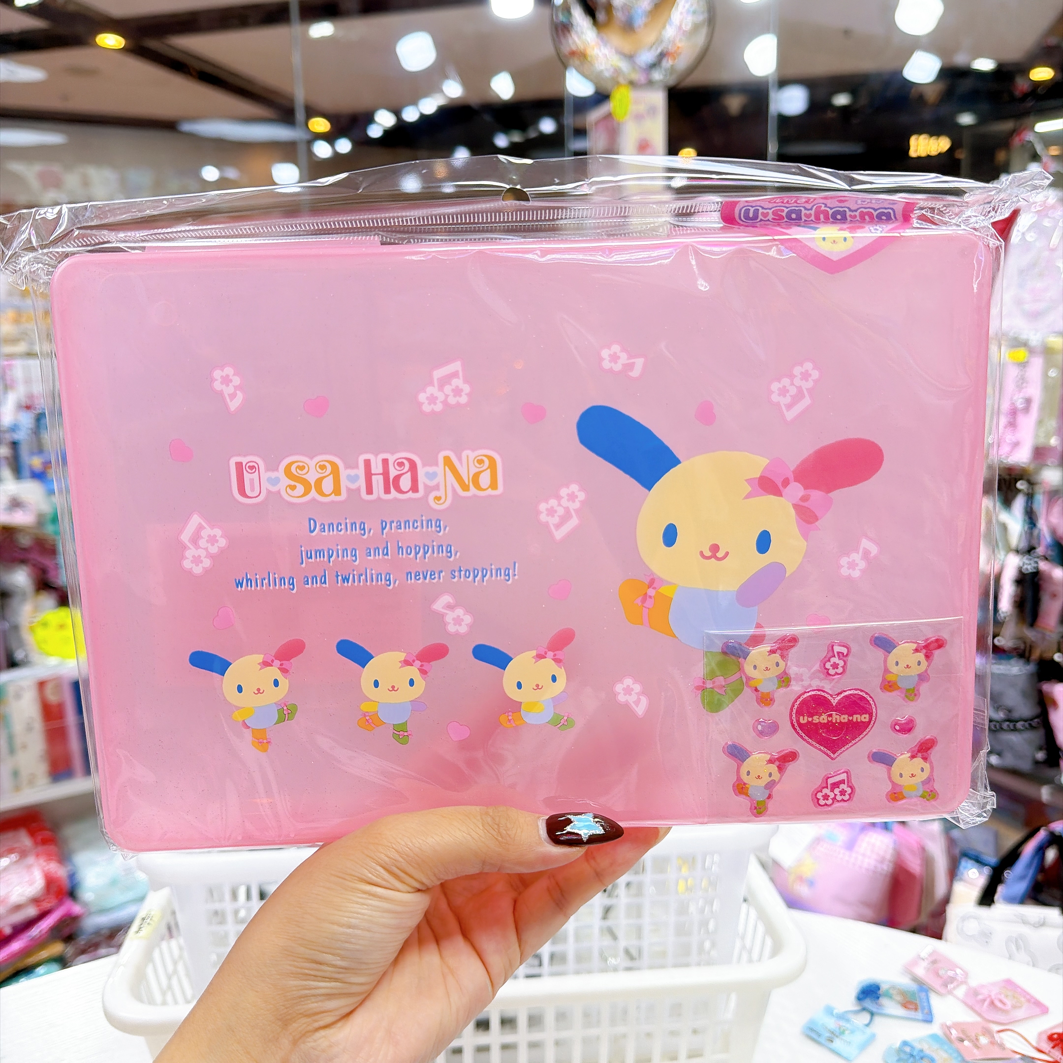 日本直送日本Sanrio  usahana 新款文具產品貼紙￼
