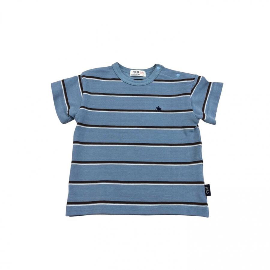 Polo Baby 間條短袖 4色可選 80/90cm