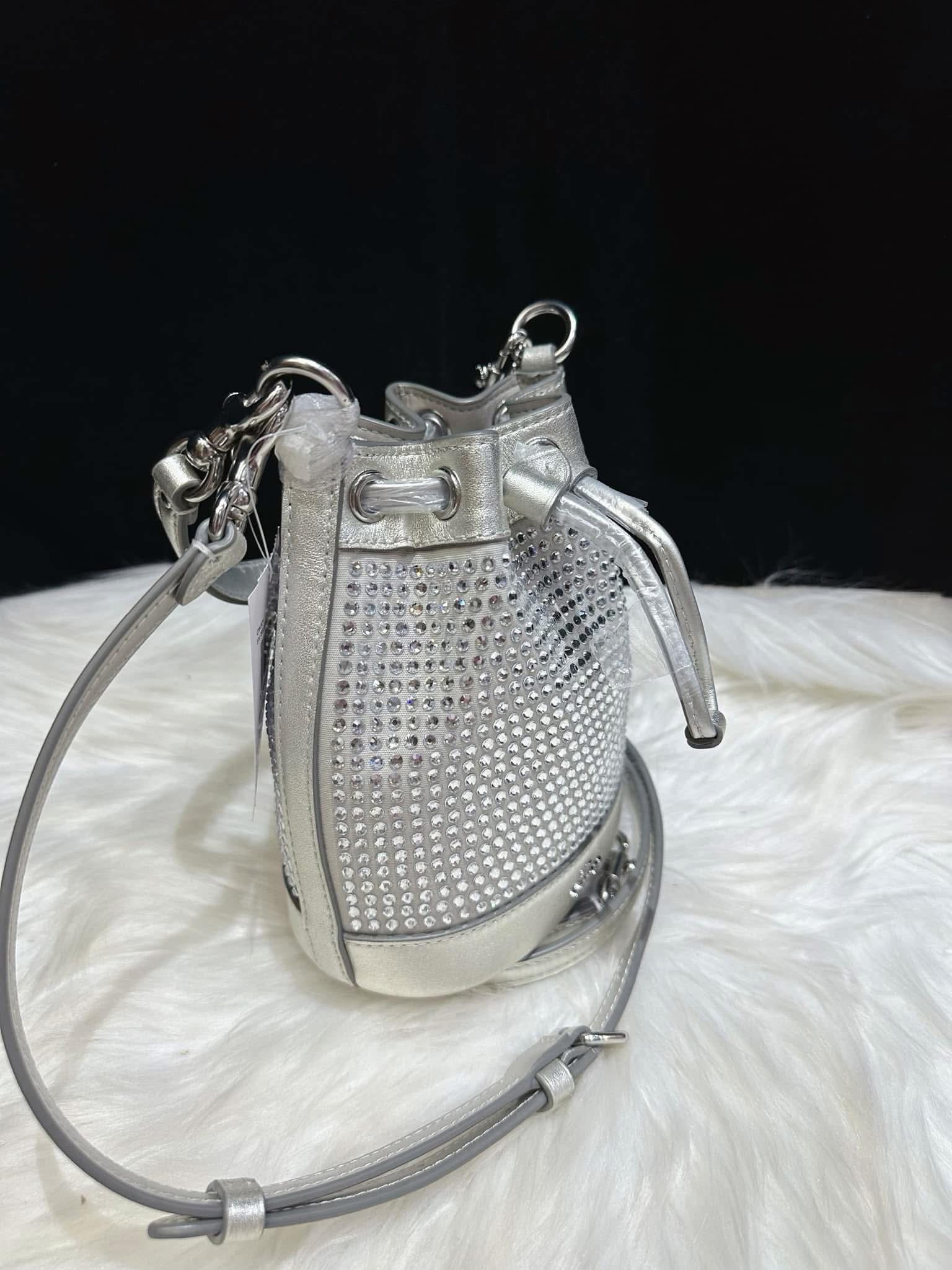 Coach mini bucket crystal/S